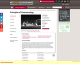 Principles of Pharmacology, Spring 2005