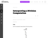 Interpreting a Division Computation