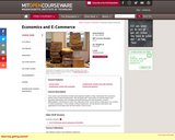 Economics and E-commerce, Fall 2014