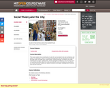 Social Theory and the City, Fall 2005