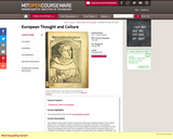 European Thought and Culture, Spring 2008