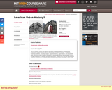 American Urban History II, Fall 2011