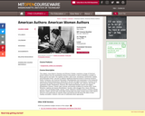 American Authors: American Women Authors, Spring 2003