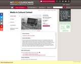 Media in Cultural Context, Spring 2007