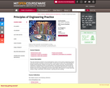 Principles of Engineering Practice, Spring 2010