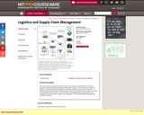 Logistics and Supply Chain Management, Fall 2009