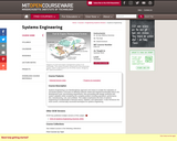 Systems Engineering, Summer 2010