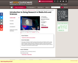 Introduction to Doing Research in Media Arts and Sciences, Spring 2011