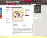 Strategic Organizational Design, Spring 2011