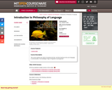 Introduction to Philosophy of Language, Fall 2011