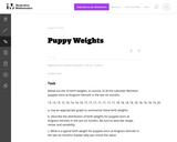 Puppy Weights