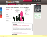 Gender, Power, Leadership and the Workplace; Spring 2015