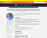 Plow it Under: Tillage Types and Physical Properties of Soil