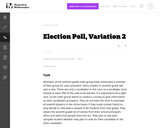 Election Poll, Variation 2