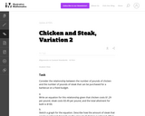 Chicken and Steak, Variation 2
