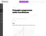 Triangle Congruence with Coordinates