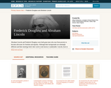 Frederick Douglass and Abraham Lincoln
