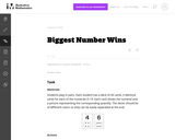 Biggest Number Wins