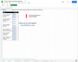 Grade 4 Video Tutorials Spreadsheet