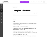 Complex Distance