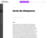 Sarah the Chimpanzee (2)