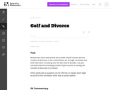 Golf and Divorce