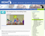 21 Things 4 Students Thing 4: Q1 Google Docs Formatting Tools