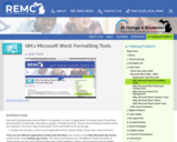 21 Things 4 Students Thing 4: Q1 Microsoft Word Formatting Tools