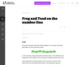 2.MD Frog and Toad on the number line