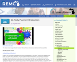 21 Things 4 Students Thing 13: Q1 Party Planner Basics