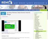 21 Things 4 Students Thing 13: Q2 Party Planner Format