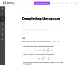 N-CN, A-REI Completing the square