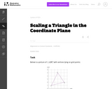 G-GPE Scaling a Triangle in the Coordinate Plane