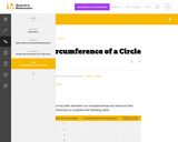 7.G Circumference of a Circle