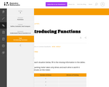 8.F  Introducing Functions