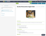 Garden Humanities: Apple Cider