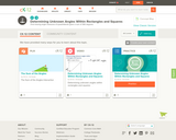 Determining Unknown Angles within Rectangles and Squares