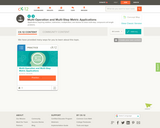 Multi Operation and Multi Step Metric Applications