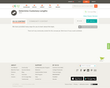 Determine Customary Lengths