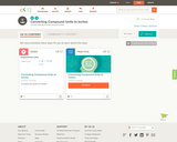 Converting Compound Units to Inches