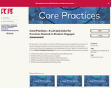 Core Practices - A List and Links for Practices Related to Student-Engaged Assessment