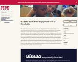 K-2 Skills Block: From Engagement Text to Decodables