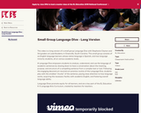 Small Group Language Dive - Long Version