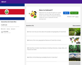 Costa Rica Geography Kahoot