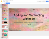Adding and Subtracting Within 10