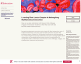 Learning That Lasts: Chapter 4: Reimagining Mathematics Instruction