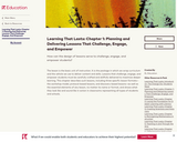 Learning That Lasts: Chapter 1: Planning and Delivering Lessons That Challenge, Engage, and Empower