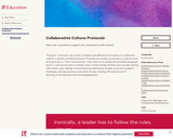 Collaborative Culture: Protocols