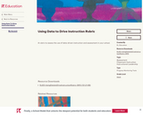 Using Data to Drive Instruction Rubric