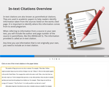 MLA - In-text Citations Overview